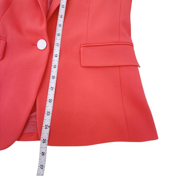 RAG & BONE Lexington Twill Blazer in Bright Pink 2 - Picture 10 of 11